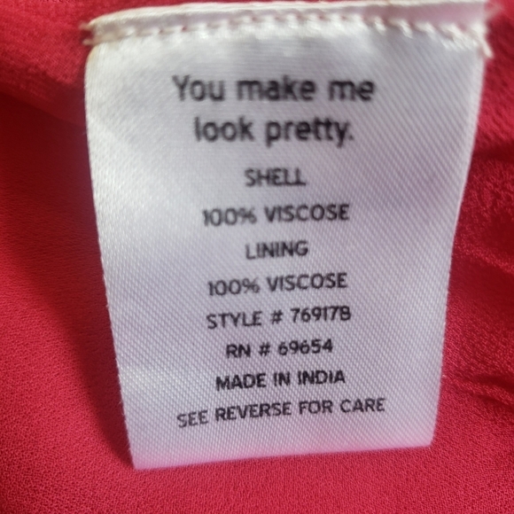 RAHI fuschia Sophie medina jacquard mini dress size S - Picture 11 of 12